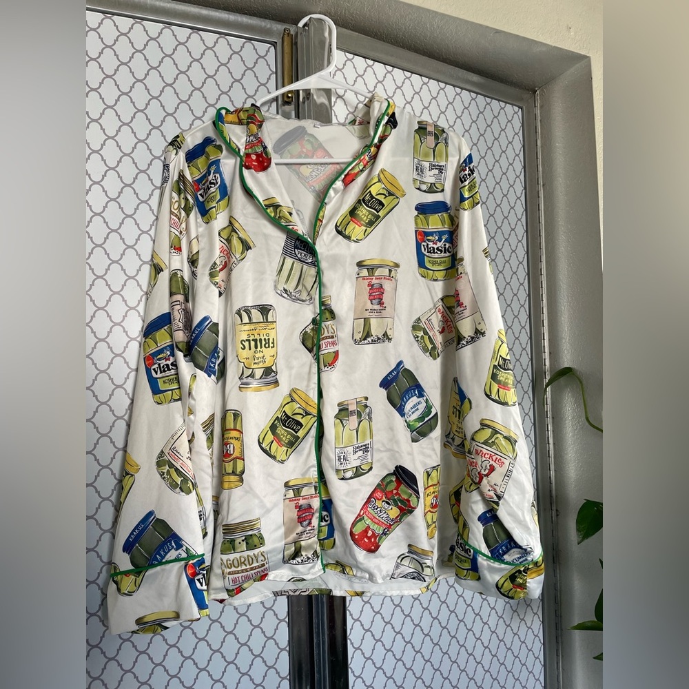Pickle pajama shirt